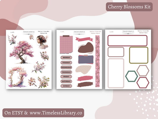 Cherry Blossoms Vertical Kit