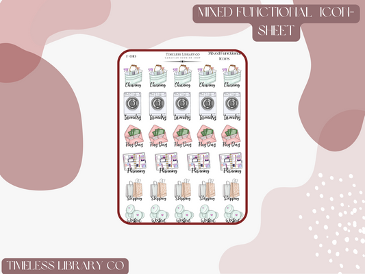 Mixed Functional Icon Sheet