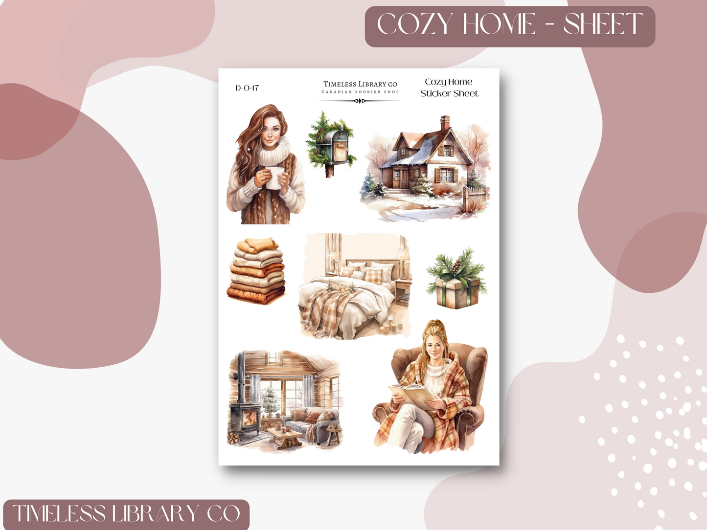 Cozy Home Sticker Sheet
