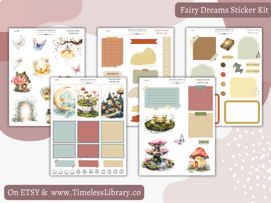 Fairy Dreams Vertical Sticker Kit