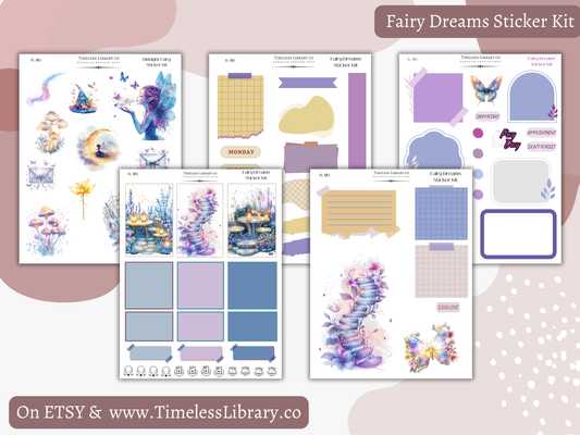 Midnight Fairy Vertical Sticker Kit