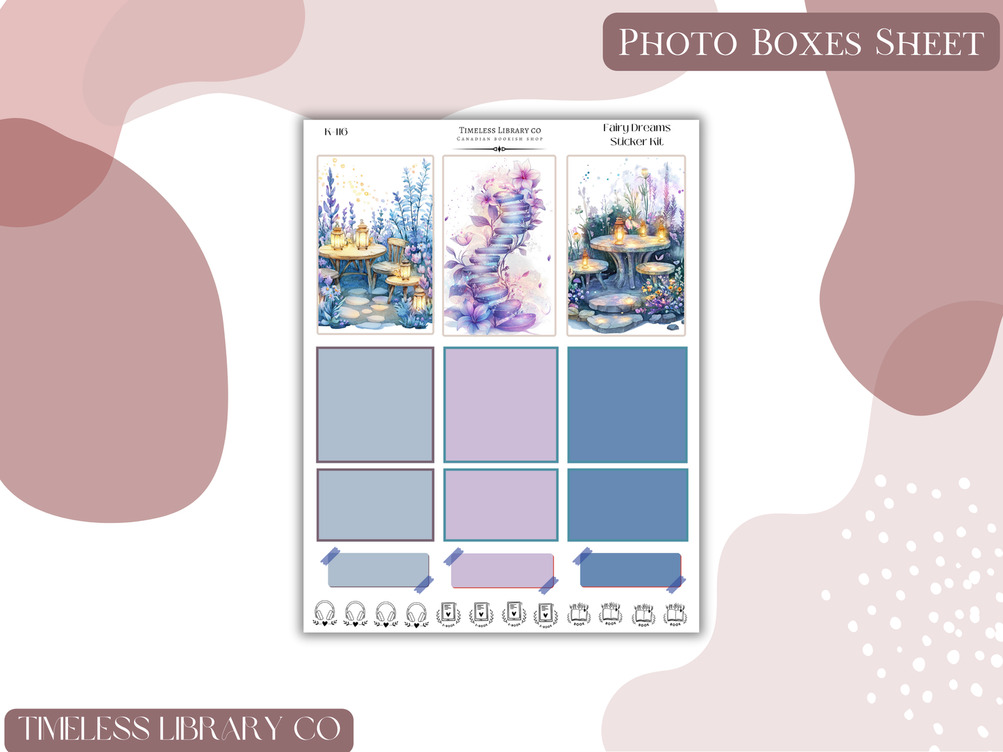 Midnight Fairy Vertical Sticker Kit