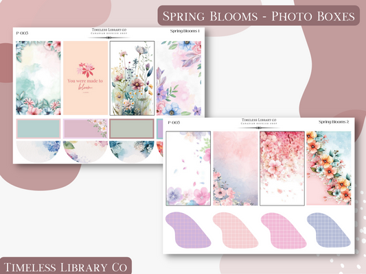 Spring Blooms Photo Boxes Set