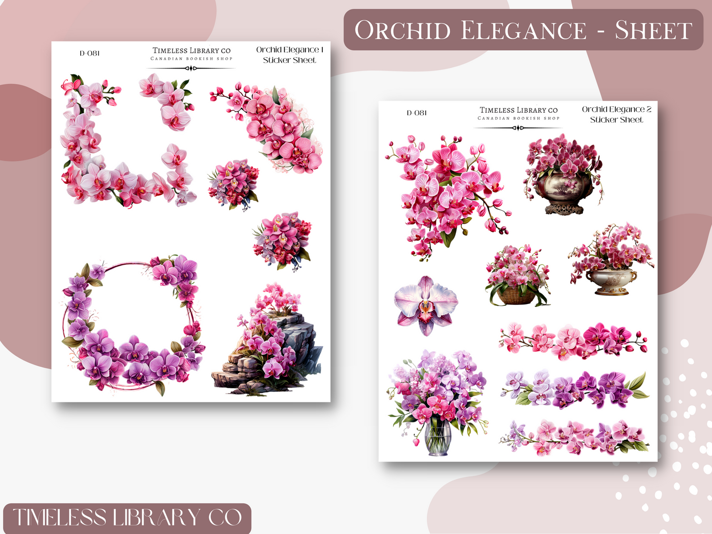 Orchid Elegance Deco Set