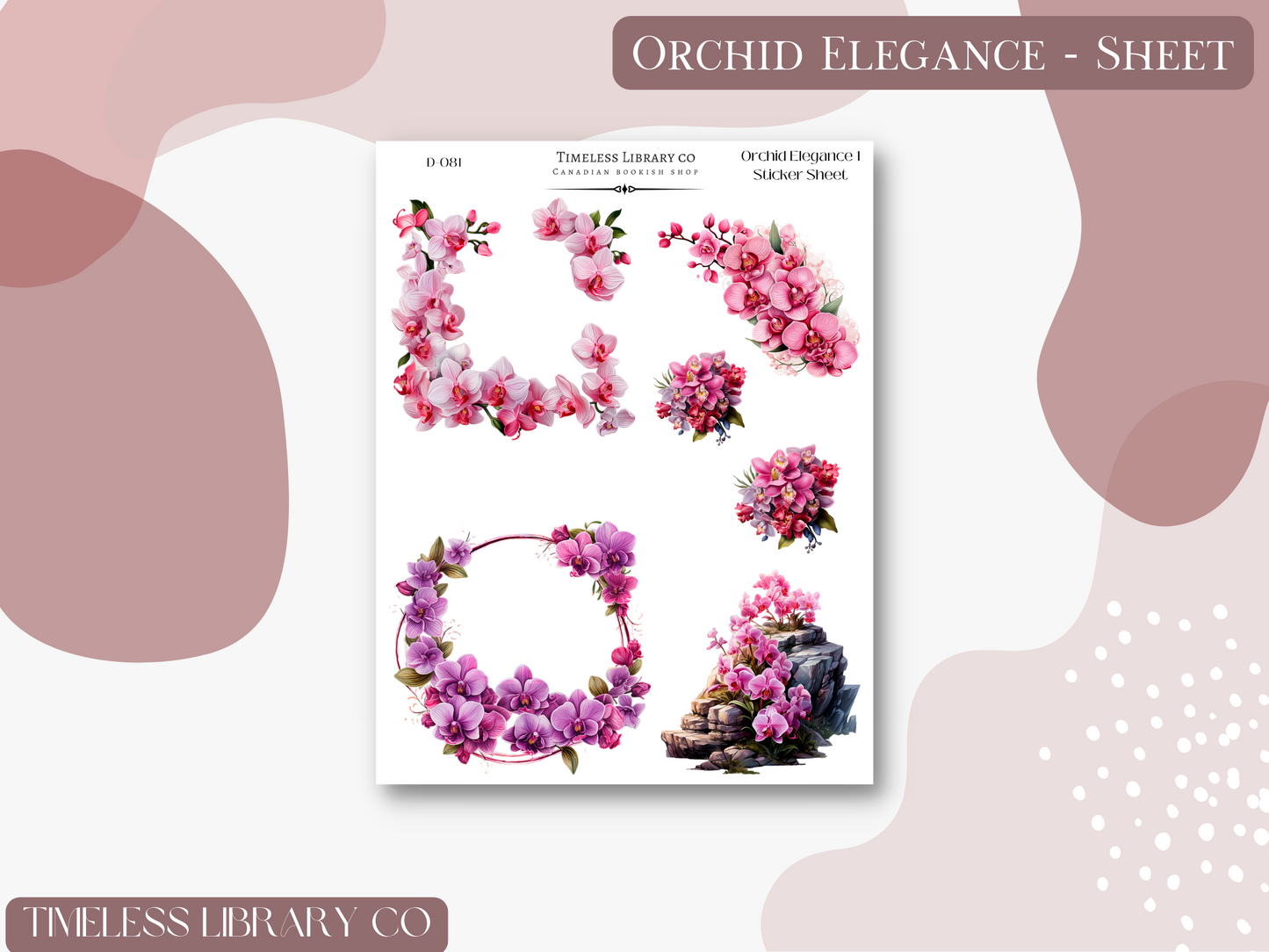 Orchid Elegance Deco Set