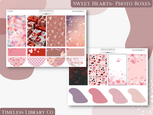 Sweet Hearts Photo Boxes Set