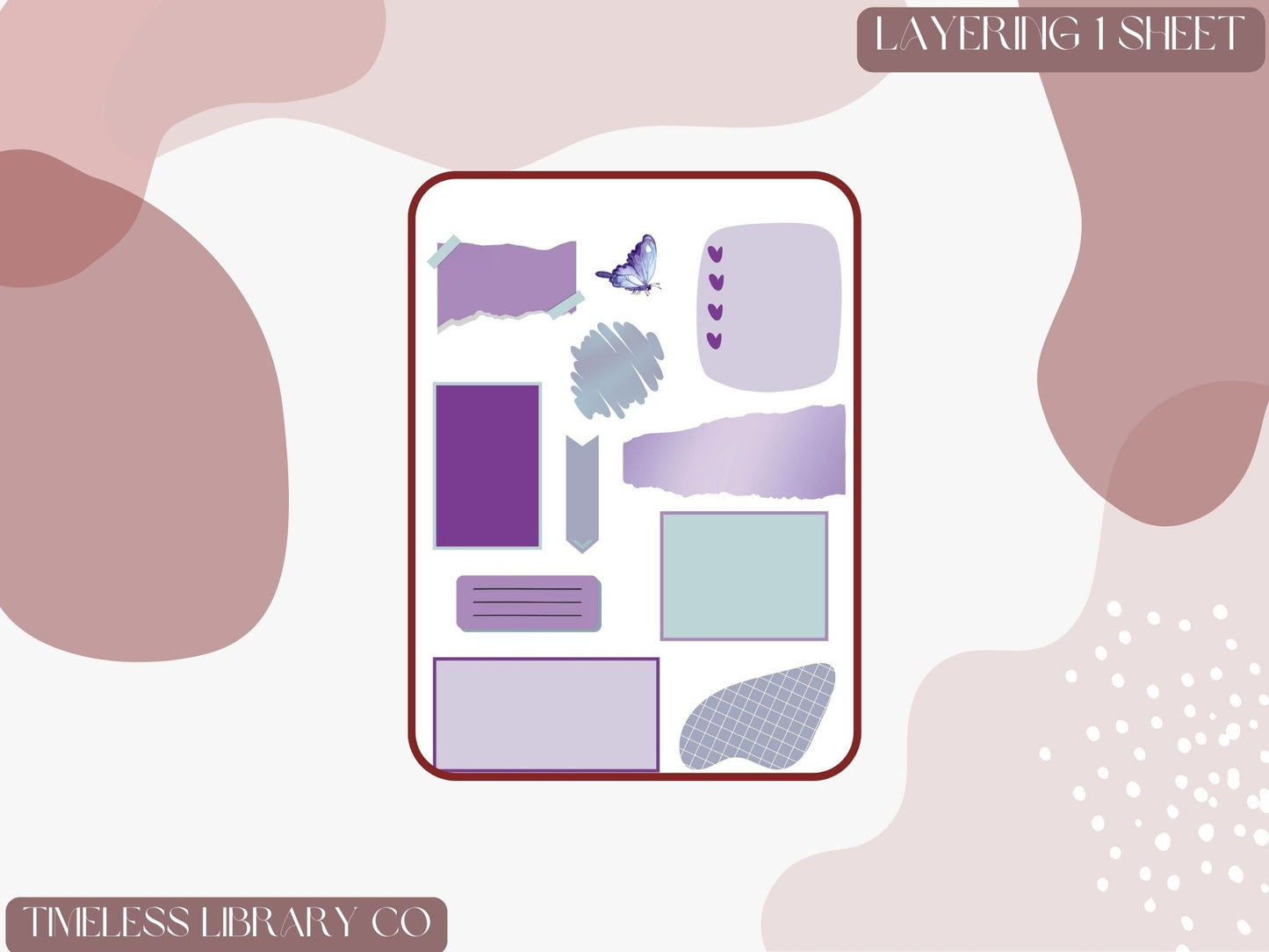 Lavender Haze Vertical Sticker Kit
