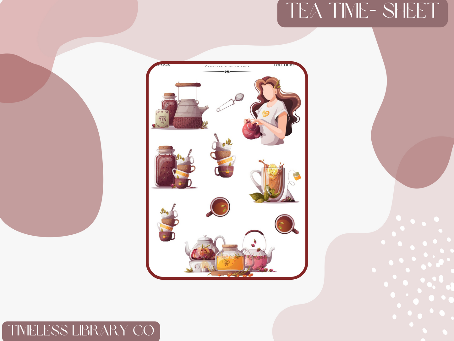 Tea Time Sticker Sheet
