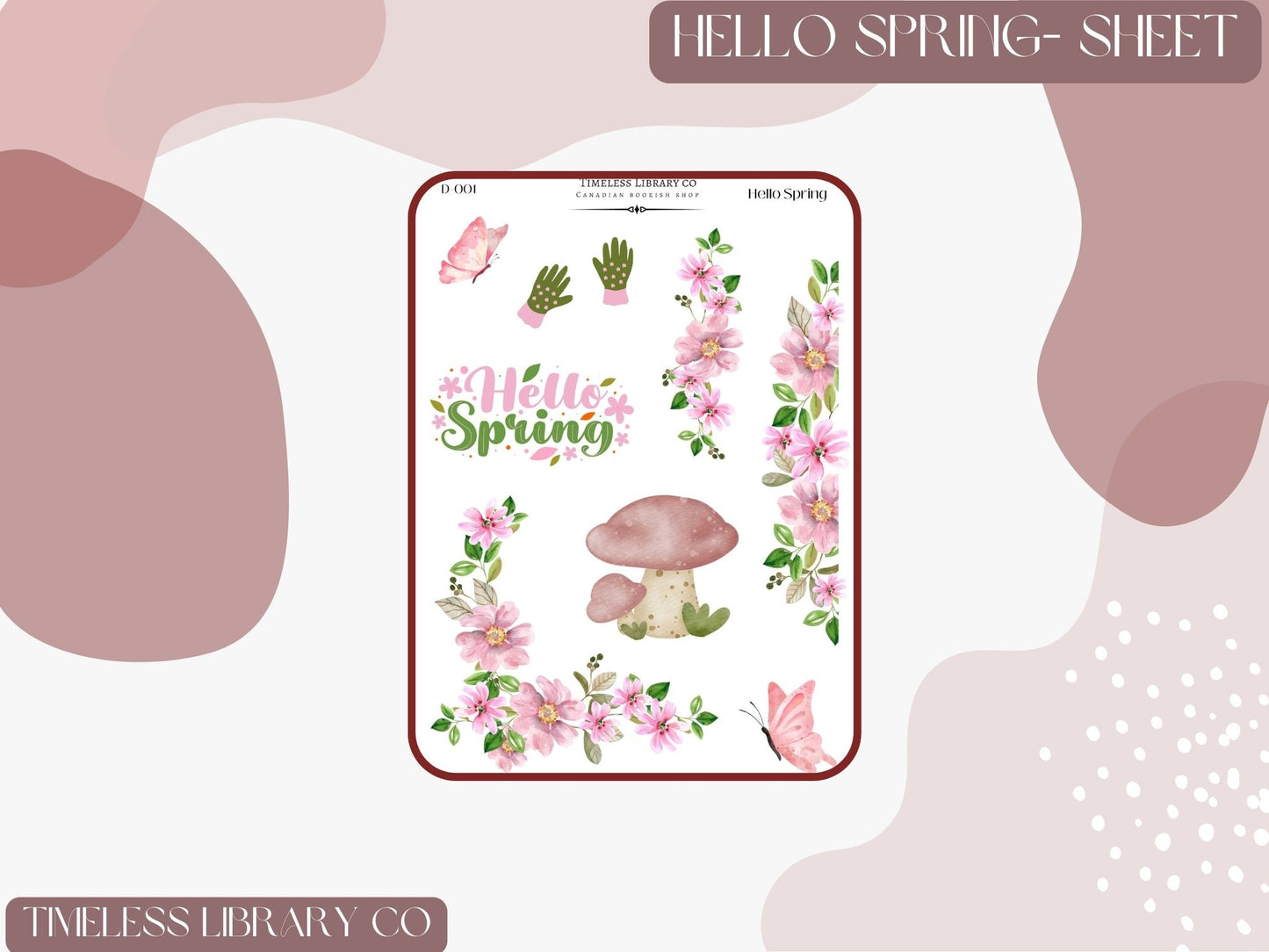 Hello Spring Sticker Sheet